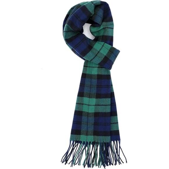 Achillea Soft & Warm Tartan Plaid Checked Cashmere Feel Winter Scarf Unisex - Picture 8 of 8